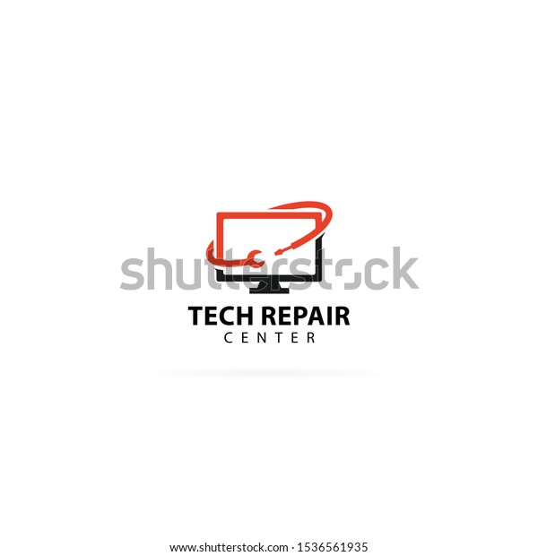Computer repairing center logo\
icon