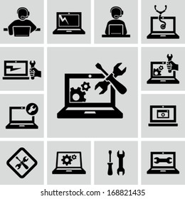 Computer Repairs Icons