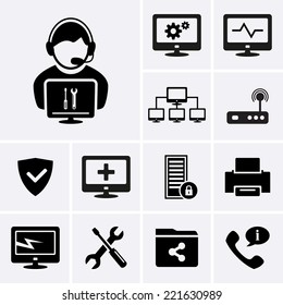 Computer Repairs Icons