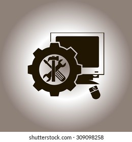 computer repair.vector icons