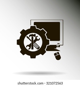 computer repair.vector icons