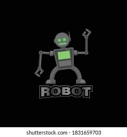 computer robot esport logo