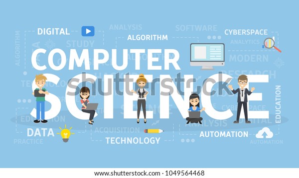 Computer Science Concept Illustration Idea Coding Stock Vector (Royalty ...