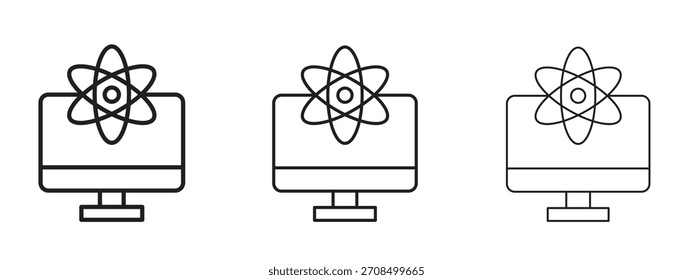 Iconos de la informática. Colección de ícono de Vector perfecto de píxeles