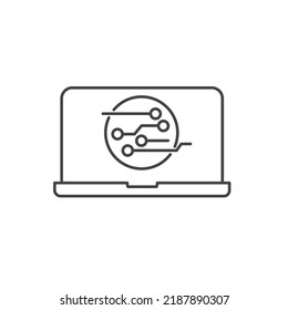 computer science icons  symbol vector elements for infographic web