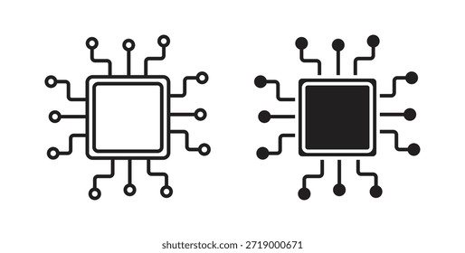 Iconos de la informática, símbolos del Vector. cartel plano lleno