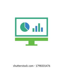 computer science vector icon logo design