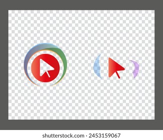 Computer scree arrow icon design use your brand and cumpany