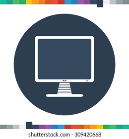 Computer screen icon.