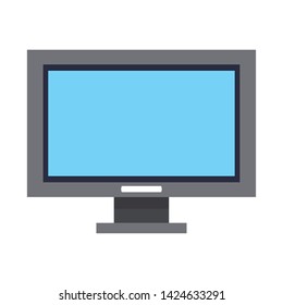 computer screen icon cartoon isolated vector illustration graphic design