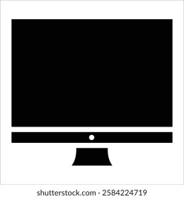 Computer Screen Icon Element For Design