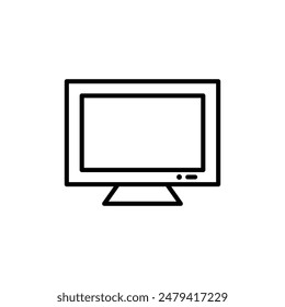 Computer Screen Icon Perfect for Digital Work and Gaming