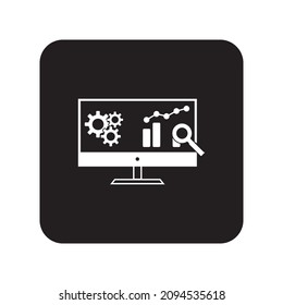 Computer Screen Icon. Professional, pixel perfect icons optimized for both large and small resolutions. EPS 8 format.
