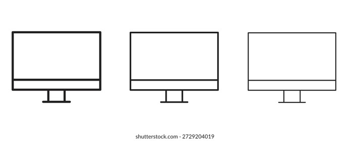 Símbolo de ícone na tela do computador para Elementos gráficos, elementos de design e sites da Web de informações