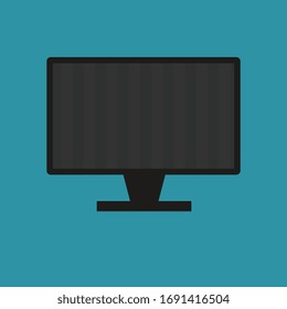 Computer screen icon. vector Illustration 