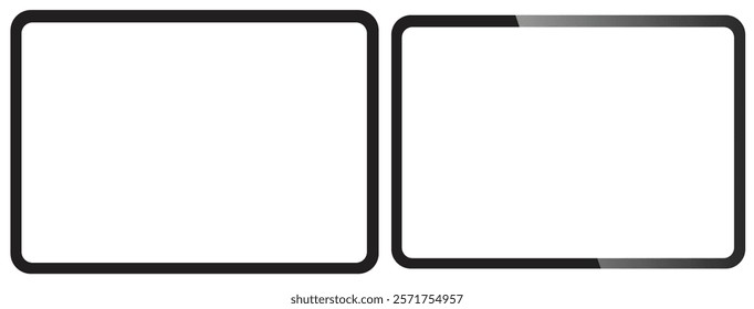 Computer Screen Mockup Isolated on Transparent Background