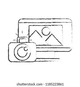 computer screen photographic camera photo