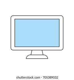 Computer screen symbol