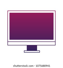 Computer screen technology purple lines