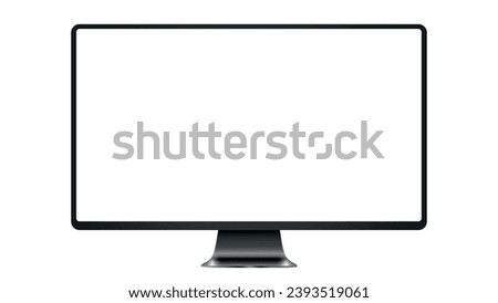 Computer screen vector illustration. Monitor. Stock royalty free vector illustration. PNG
