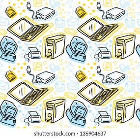 computer seamless pattern