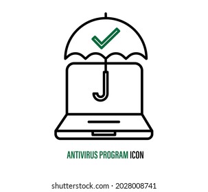 Computer security, laptop concept. shield icon. Web banners, websites, printed materials, etc. design graphic elements for business. modern vector illustration
