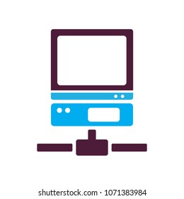 Computer Server Icon Design
