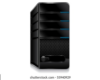 Computer Server Vector