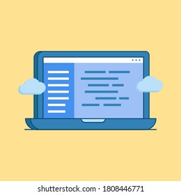 Computer Server vector illustration. Technology vector icon. Ready to use for website, mobile app, presentation and any other projects1. EPS10