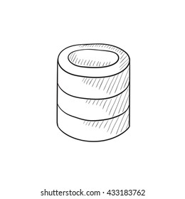 Computer server vector sketch icon isolated on background. Hand drawn Computer server icon. Computer server sketch icon for infographic, website or app. Computer server vector sketch icon isolated on background. Hand drawn Computer server icon. Computer server sketch icon for infographic, website or app.