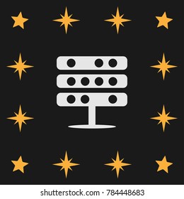 Computer Server web icon