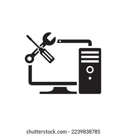 computer service icon , technology icon
