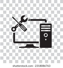 computer service icon , technology icon