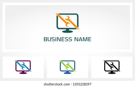 Computer Service Logo