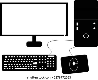 COMPUTER SET (Monitor  Mouse  Case  Keyboard )