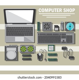 computer shop, laptop keyboard and more