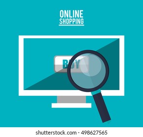 Computer and shopping online design