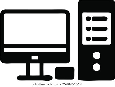 computer silhouette design new style