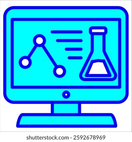 Computer Simple Icon Vector Illustration Concept
