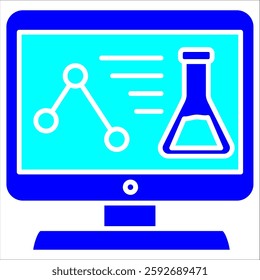 Computer Simple Icon Vector Illustration Concept