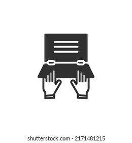 Computer skills icons  symbol vector elements for infographic web