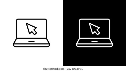 Computer Skills White Icon Collection