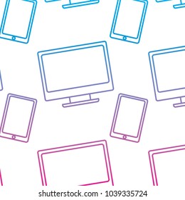 computer smartphone device gadgets pattern