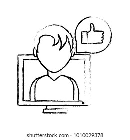 Computer and social media design