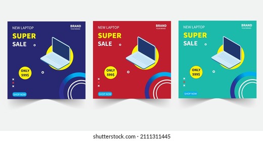 Computer social media post design

