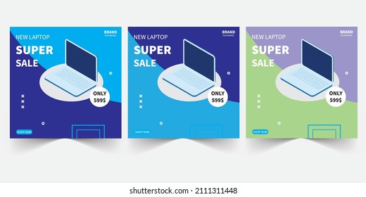Computer social media post design
