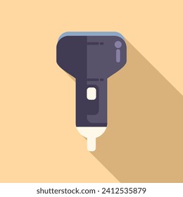 Computer sonograph icon flat vector. Ultra sound medical. Woman pregnant