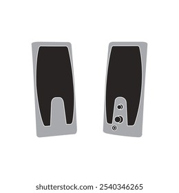 computer speakers icon vector illustration simple design