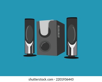 Computer Speakers Sub Woofer Output Device Sound Audition