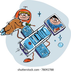 computer specialists from the computer created a space station
